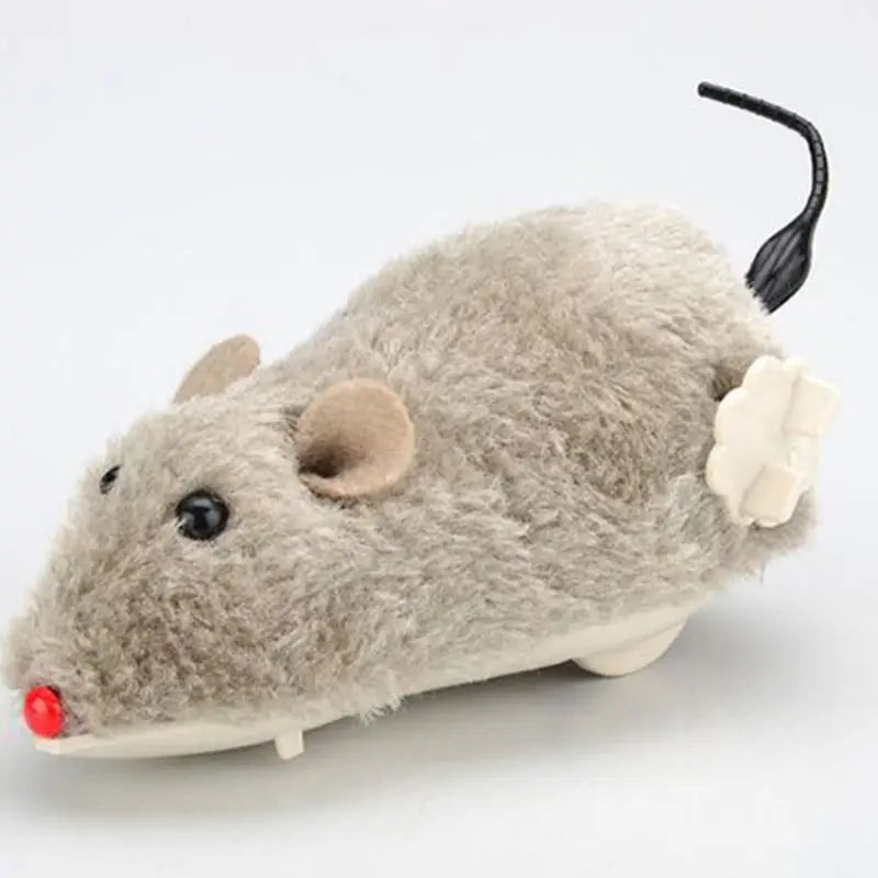 Lunaelle™ Lifelike Plush Mouse Cat Toy – Interactive Rat with Tail for Cats, Dogs & Pet Play