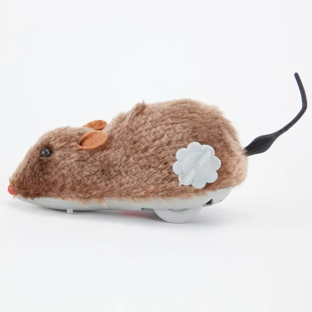 Lunaelle™ Lifelike Plush Mouse Cat Toy – Interactive Rat with Tail for Cats, Dogs & Pet Play